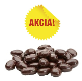 Mandle v čokoláde horkej 500g akcia